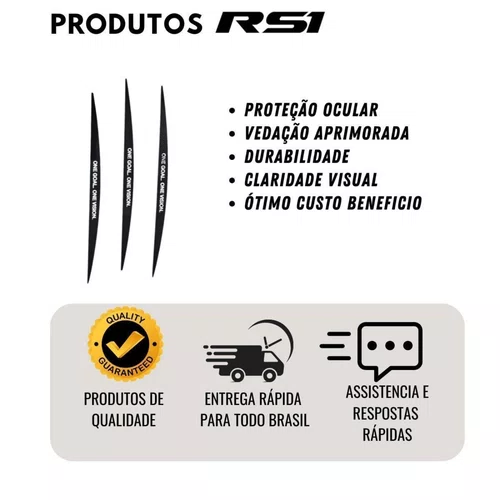 Tira Vedação Oculos Motocross Alpinestars Vision 8-5-3