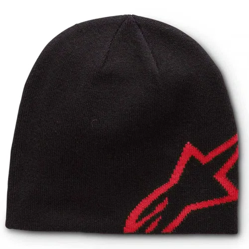 Touca De Lã Alpinestars Corp Shift Preta Vermelha
