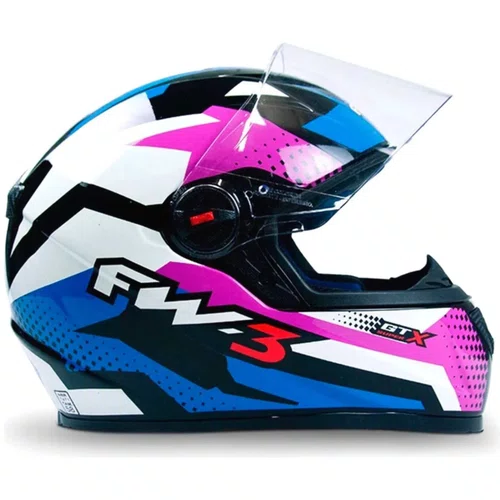 Viseira Capacete Fw3 Gt Gt2 Gt3 G4 Gt5 Fume