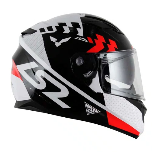 Viseira Capacete Ls2 Ff320 Ff353 Fumê Mais Azul Polivisor