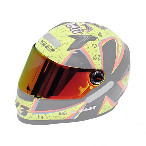 Viseira Capacete Ls2 Ff358 Fw3 Gt Revo Vermelha
