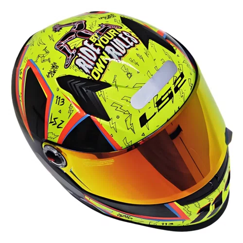 Viseira Capacete Ls2 Ff358 Fw3 Gt Revo Vermelha