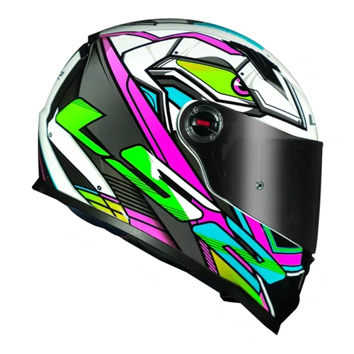Viseira Capacete Ls2 Ff358 Revo Azul Iridium Polarizada