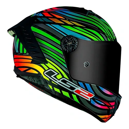 Viseira Capacete Ls2 Ff805 Thunder Revo Azul Original Premium
