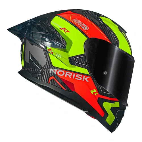 Viseira Capacete Norisk Carbon R Cristal Premium Antirrisco