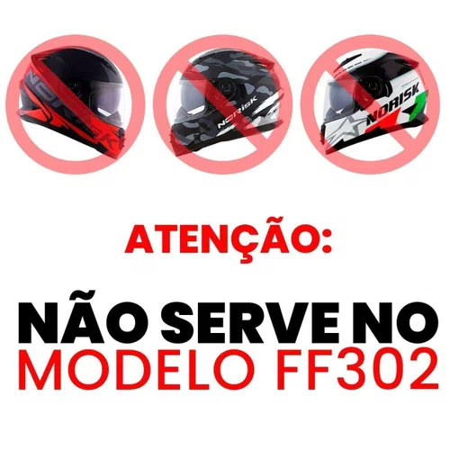 Viseira Capacete Norisk Ff391 Razor Revo Azul e Viseira Fume