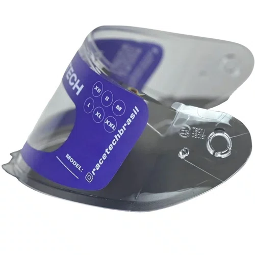 Viseira Capacete Race Tech Hit Cristal