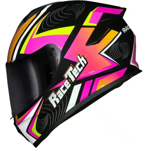 Viseira Capacete Race Tech Hit Cromada Iridium