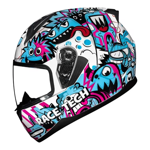 Viseira Capacete Race Tech Sector Cristal