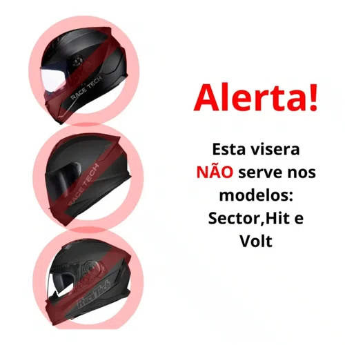 Viseira Capacete Race Tech Signal Fume