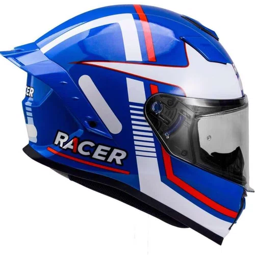 Viseira Capacete Racer1 Rc1 Cristal Original Premium Compatível