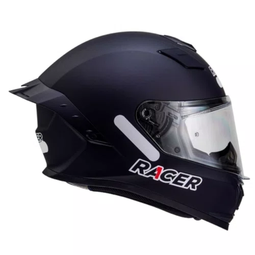 Viseira Capacete Racer1 Rc1 Revo Azul Dia E Noite Espelhada Premium