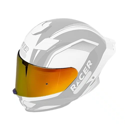 Viseira Capacete Racer1 Rc1 Revo Vermelha Red Original Premium