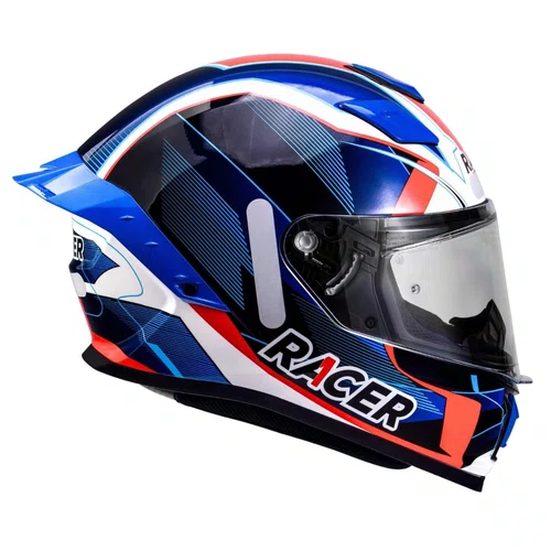 Viseira Capacete Racer1 Rc1 Revo Vermelha Red Original Premium