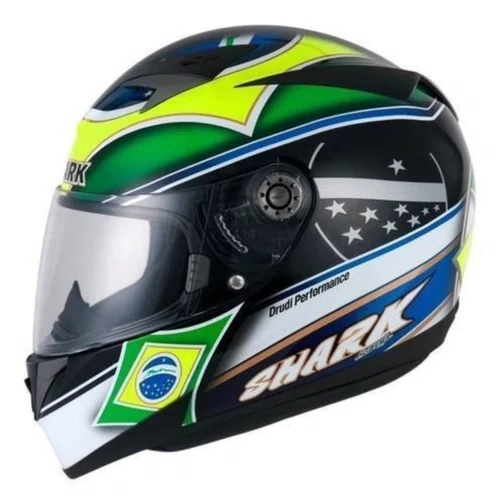 Viseira Capacete Shark S800 S650 S700 S900 Fume C Botões