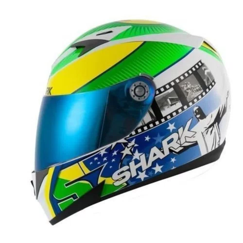 Viseira Capacete Shark S800 S650 S700 S900 Fume C Botões