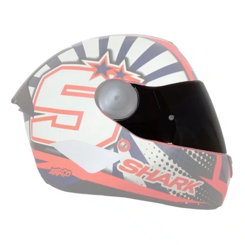 Viseira Capacete Shark Skwal Camaleão e Viseira Fume