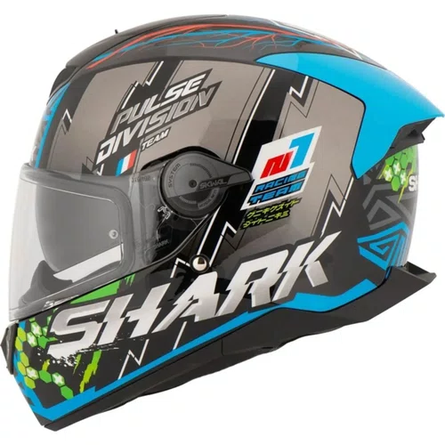 Viseira Capacete Shark Skwal Camaleão e Viseira Fume