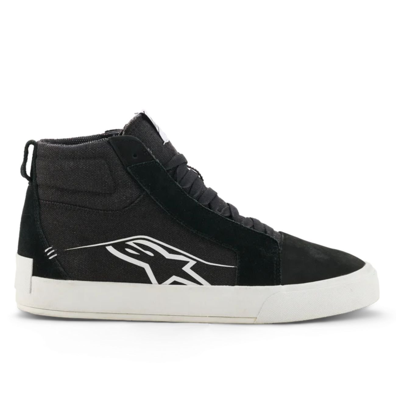 Tênis Pilotagem Alpinestars Ride 63 Canvas Preto Branco