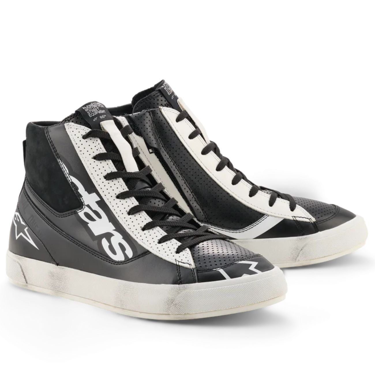 Tênis Pilotagem Alpinestars Stated Flair Preto Branco
