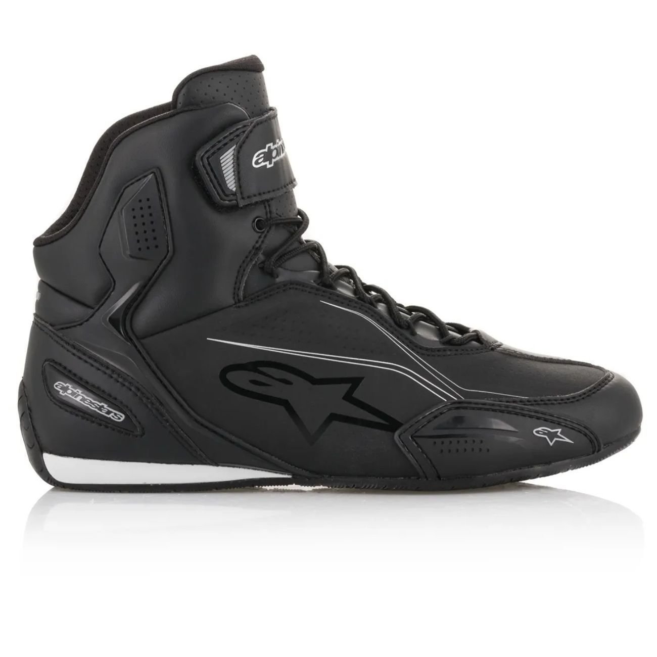 Tênis Pilotagem Alpinestars Stella Faster 3 Preto Prata