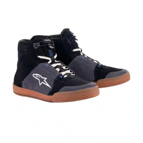 Bota Alpinestars Chrome Preta Cinza Marrom Azul