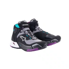 Bota Alpinestars Crx Drystar Preto Cinza Roxo Verde Feminina