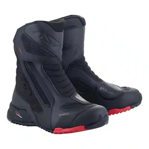 Bota Alpinestars RT 7 Drystar Impermeável Preta Vermelha