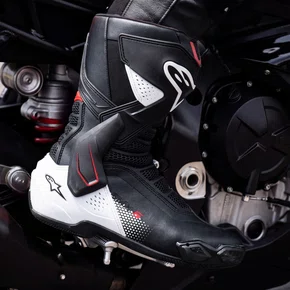 Bota Alpinestars SMX 6 V3 Preta Branca Vermelha Graphic