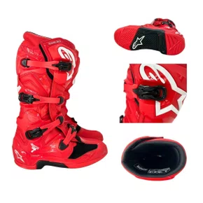 Bota Off Road Alpinestars Tech 7 New Vermelha
