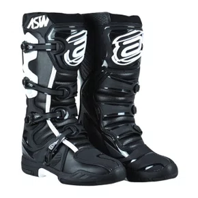 Bota Motocross Asw Elevate Branca Preta