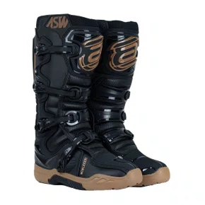 Bota Off Road Asw Elevate Enduro Preta Marrom