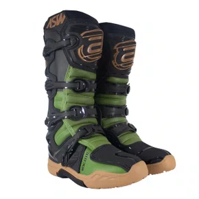 Bota Off Road Asw Elevate Enduro Preta Verde Oliva