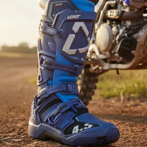 Bota Motocross Leatt 4.5 Enduro Azul
