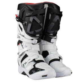 Bota Motocross Leatt 5.5 Flexlock Branca Preta