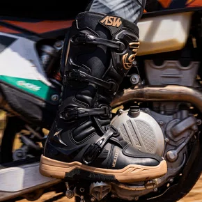 Bota Off Road Asw Elevate Enduro Preta Marrom Premium Original