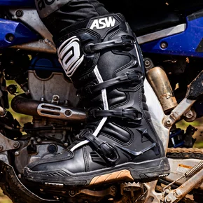 Bota Off Road Asw Elevate Preta Branca