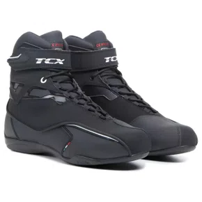 Bota Tcx Tenis Pilotagem Moto Zeta WP Preta Curta