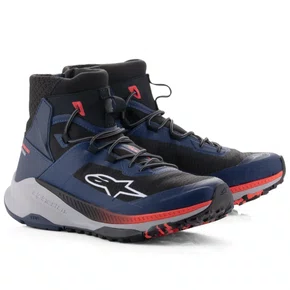 Bota Tenis Pilotagem Alpinestars Speedforce XR Azul Preta Vermelha Cinza