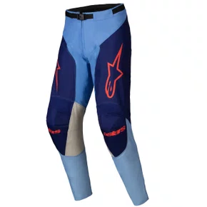 Calça Alpinestars Racer Ocuri 25 Azul Preto Laranja Fluo