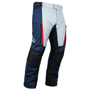 Calça Alpinestars ST 1 WP Azul Escuro Preto Vermelho