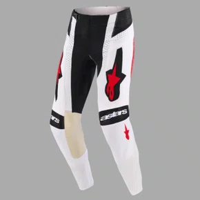Calça Alpinestars Techstars Knif  Preto Branco Vermelho