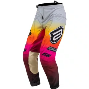 Calça Asw Concept Future Branco Preto Amarelo Rosa