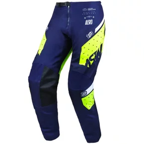 Calça ASW Image Karma Azul Marinho Amarelo Fluo