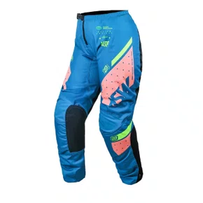 Calça ASW Image Karma Feminino Petroléo Pessego Amarelo