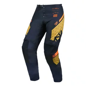 Calça ASW Image Karma Preto Dourado Laranja Fluo