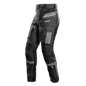 Calça Moto Texx Armor Lady Feminina Impermeável Preta Cinza