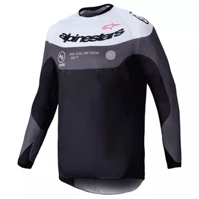 Camisa Alpinestars Pro Dura Preto Magneto Branco