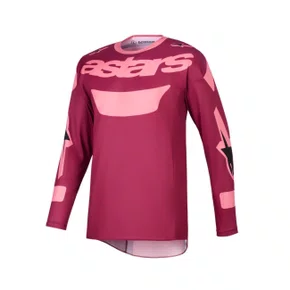 Camisa Alpinestars Racer Riway Vermelho Escuro Coral