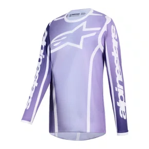 Camisa Alpinestars Stella Fluid Apex Roxo Branco